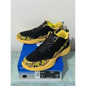 Q4 Sports Men's Basketball Shoes Size 10.5 Black/Yellow Tribal Q4 LGS-III NIB